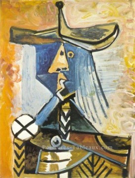 Pablo Picasso œuvres - Personnage 3 1971 cubisme Pablo Picasso